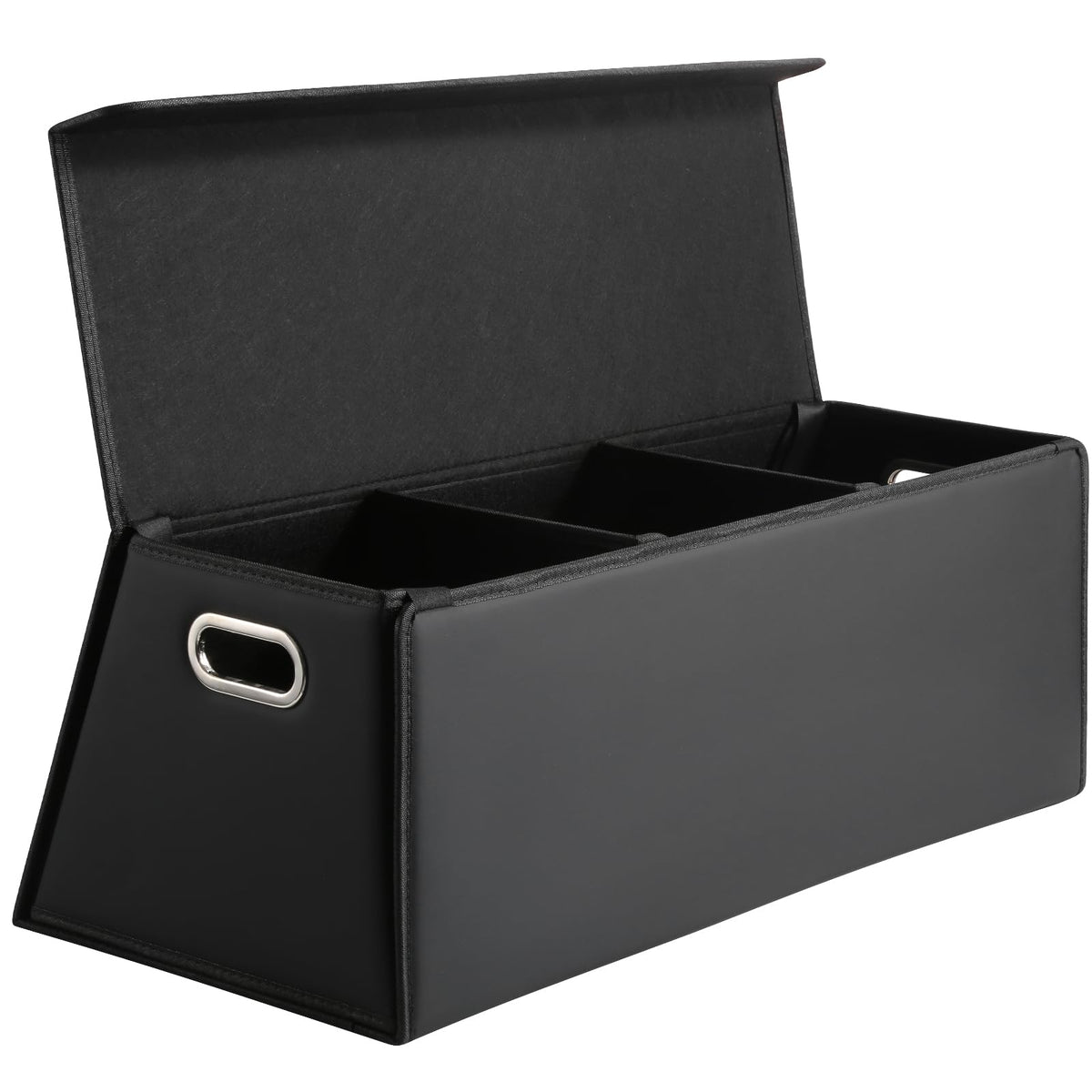 Fyzeoty Car Trunk Organizer for SUV and Sedan, Black, 29.5 inches