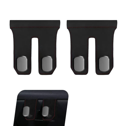 2 PCS Car Co-Pilot Glovebox Hooks, Multifunctional ABS Glove Box Storage Single Hangers, Front Passenger Seat Storage Hooks for Bags, Umbrellas, Purses, Universal for Most Vehicles (Black)