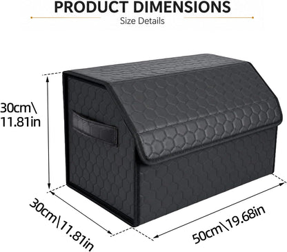 Trunk Organizer Car Trunk Organizer for SUV and Sedan, Black, 20 inches