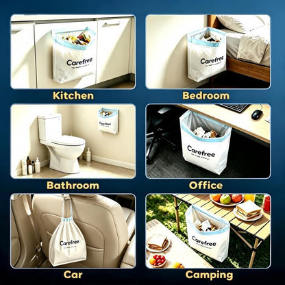 Disposable Car Trash Bags Standable Adhesive Hanging Waste Bags