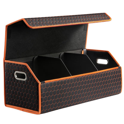 Fyzeoty Car Trunk Organizer for SUV and Sedan, Black, 29.5 inches