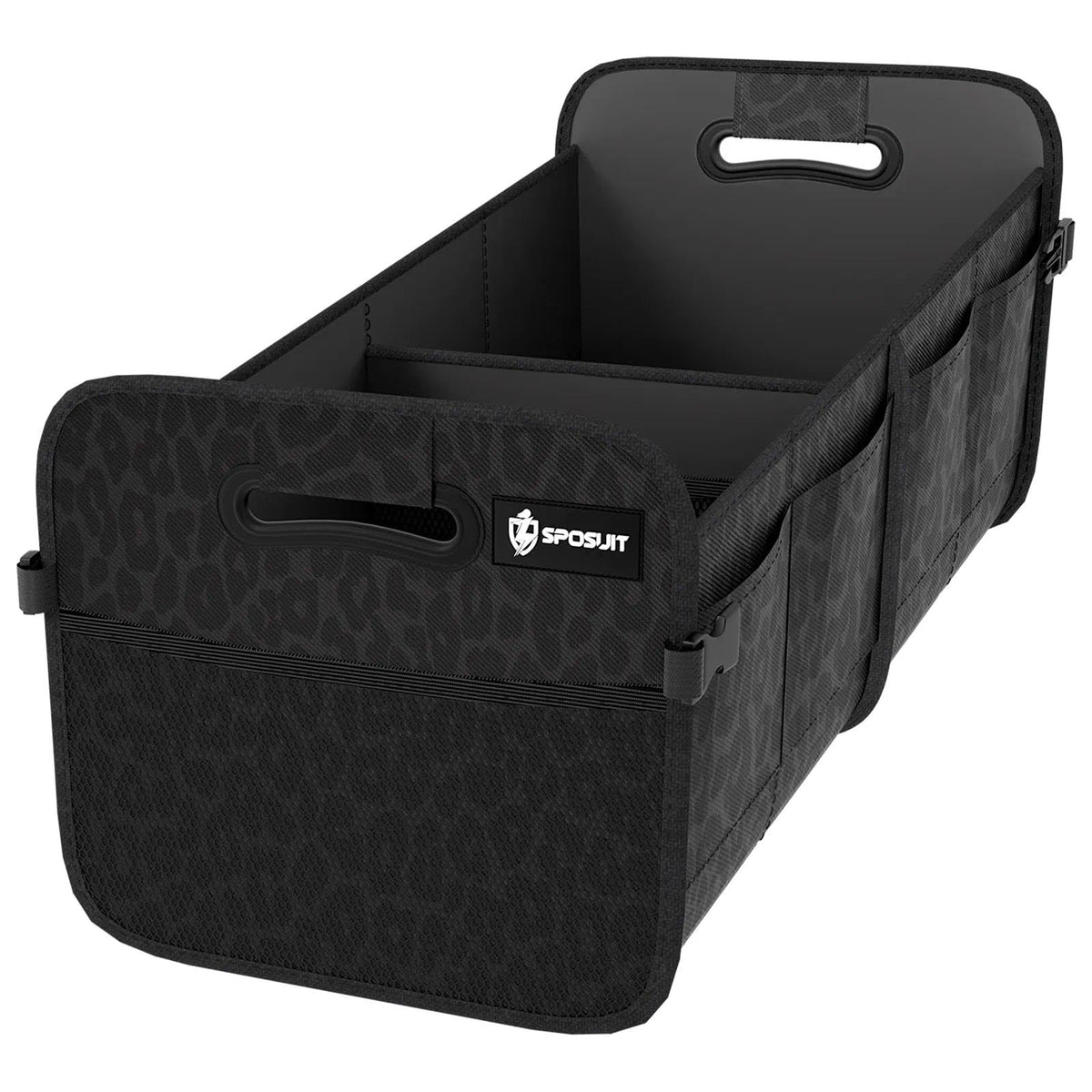 Sposuit Trunk Organizer for Car - 70L Collapsible Sturdy Car Storage, Black