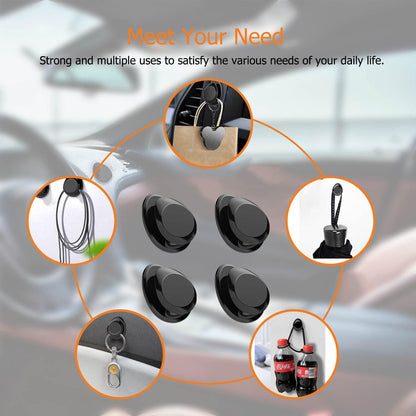 Car Mini Hooks, car sticky hooks,hook to adhere to plastic dashboard in car