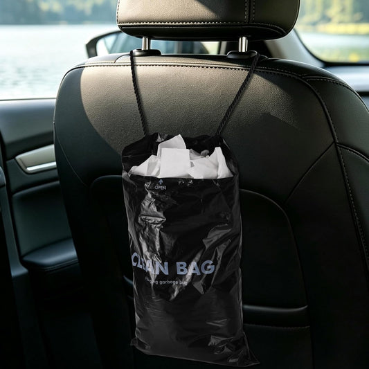 Gosknor 100pcs Disposable Car Trash Bags, Hanging Car Garbage Bags