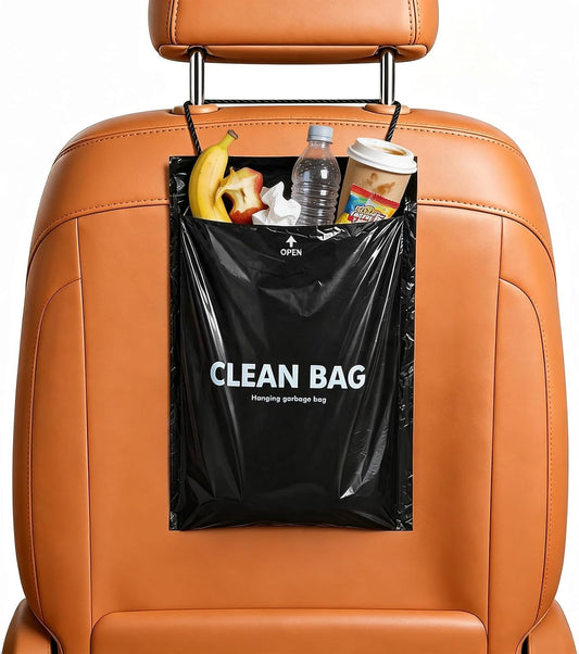 50 PCS Car Trash Bag, Hanging Disposable Car Trash Bags