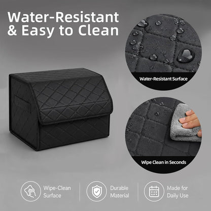 Car Trunk Organizer for SUV and Sedan, Black, 20 inches