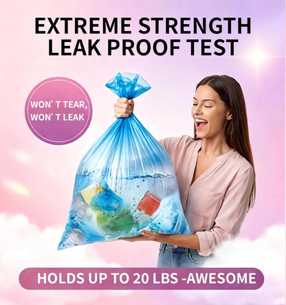 Small 3 Gallon Trash Bags Unscented, 0.78 Mil, Colored, 150 Count
