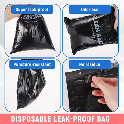 Gosknor 100pcs Disposable Car Trash Bags, Hanging Car Garbage Bags