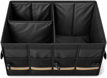 Heavy Duty Car Trunk Organizer with Lid, Collapsible SUV