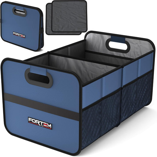 FORTEM Trunk Organizer - Car Organizer & Storage for SUVs, Trucks, Sedans