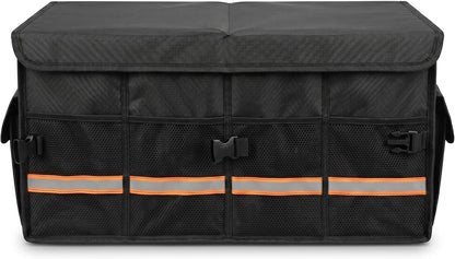 Heavy Duty Car Trunk Organizer with Lid, Collapsible SUV