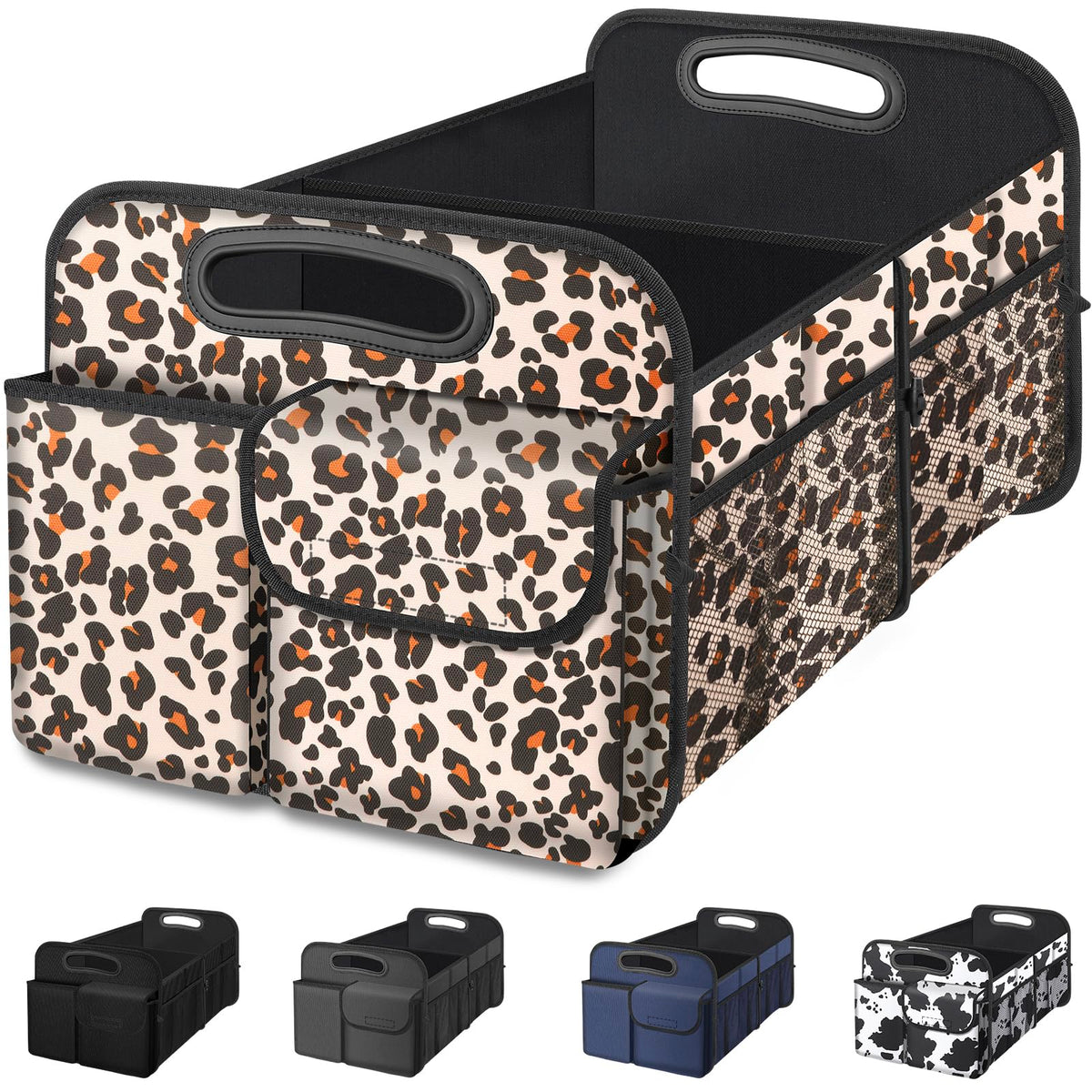 Femuar Large Collapsible Trunk Organizer - Car Organizer for Suv/Jeep,72L