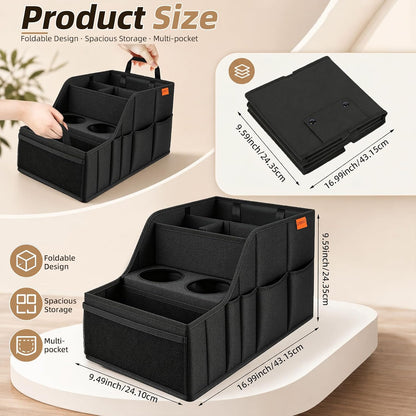 Car Seat Organizer Back Front Captains Seats Storage Travel
