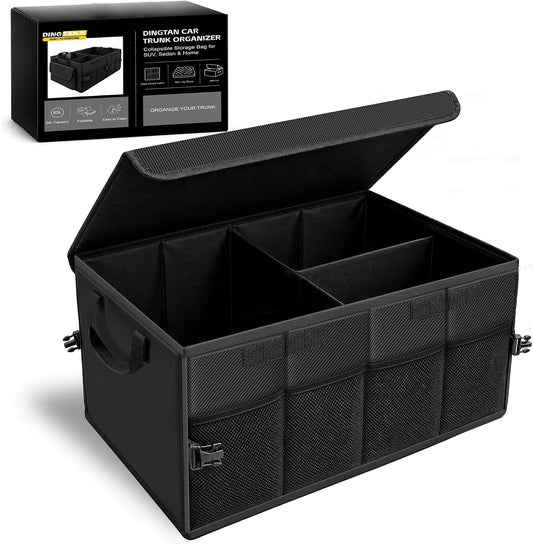 65L Trunk Organizer, Large Foldable Car Organizer for SUV, Jeep, Sedan