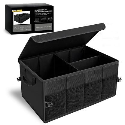 65L Trunk Organizer, Large Foldable Car Organizer for SUV, Jeep, Sedan