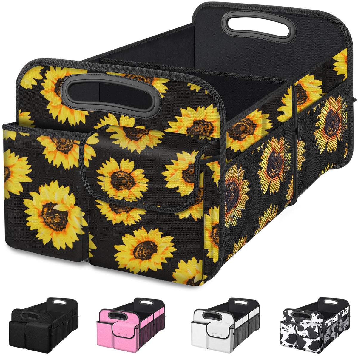Femuar Large Collapsible Trunk Organizer - Car Organizer for Suv/Jeep,72L