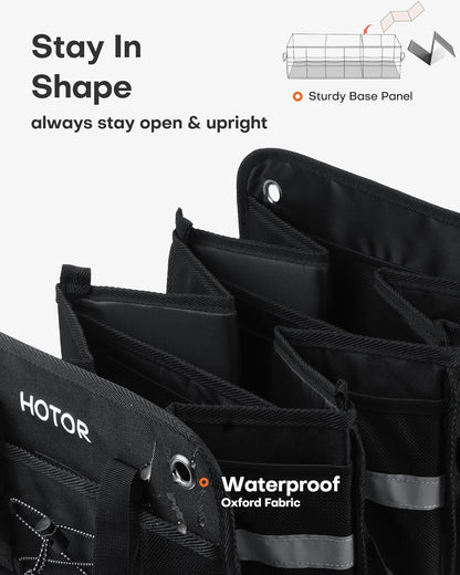 HOTOR Trunk Organizer for SUV – Car Storage Box Collapsible Car Organizer