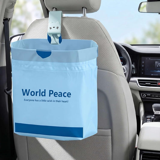 Thickened Self-Adhesive Car Trash & Vomit Bags, Leakproof 40 pcs