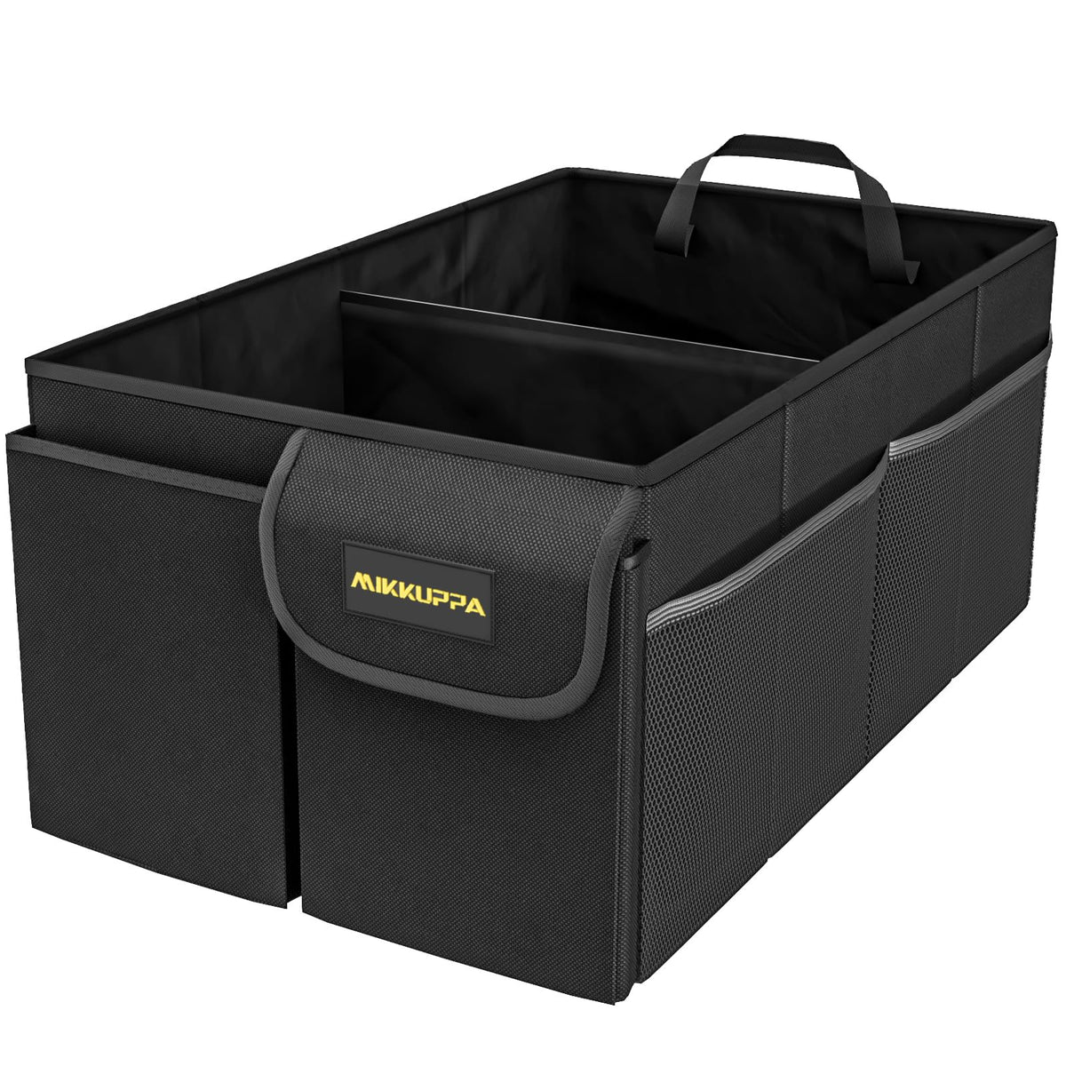 MIKKUPPA Trunk Organizer with Lid - 65L Collapsible Car Organizer, White