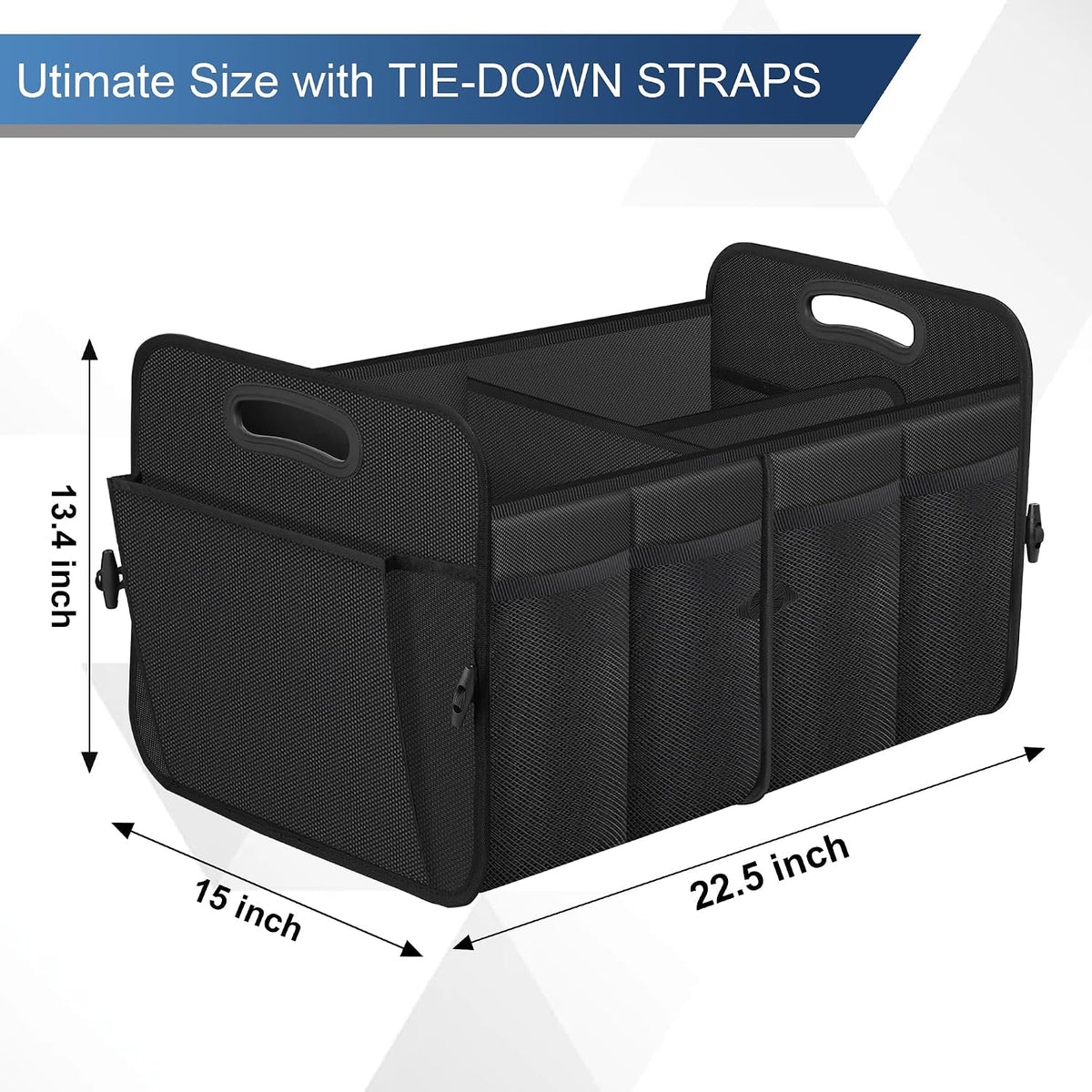 Femuar Large Collapsible Trunk Organizer - Car Organizer for Suv/Jeep,72L