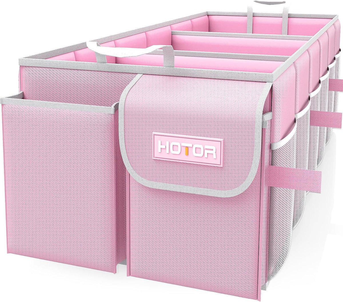 HOTOR Trunk Organizer - Foldable Car Organizer for SUVs & Sedans Storage